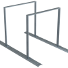 Fahrradanlehnbügel Reihenanlage Stahlrohr 50 x 12 mm - Art.Nr. 425_20
