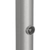 Edelstahlpfosten Ø 76 mm mit Ziernut - Art.Nr. 4272FUH