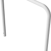 Rohrbügel aus Stahlrohr Ø 48 x 2,5 mm ohne Querholm zum Einbetonieren - Art.Nr. 448_06 – Bild 3