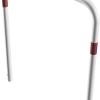 Rohrbügel aus Stahlrohr Ø 48 x 2,5 mm ohne Querholm zum Einbetonieren - Art.Nr. 448_12B – Bild 3