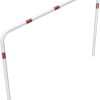 Rohrbügel aus Stahlrohr Ø 48 x 2,5 mm ohne Querholm zum Einbetonieren - Art.Nr. 448_20B
