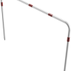 Rohrbügel aus Stahlrohr Ø 48 x 2,5 mm ohne Querholm zum Einbetonieren - Art.Nr. 448_20B – Bild 3
