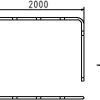 Rohrbügel aus Stahlrohr Ø 48 x 2,5 mm ohne Querholm zum Einbetonieren - Art.Nr. 448_20B – Bild 4