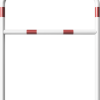Rohrbügel aus Stahlrohr Ø 48 x 2,5 mm mit Querholm zum Einbetonieren - Art.Nr. 448_22B – Bild 2