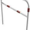 Rohrbügel aus Stahlrohr Ø 48 x 2,5 mm mit Querholm zum Einbetonieren - Art.Nr. 448_22B – Bild 3