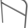 Rohrbügel aus Stahlrohr Ø 48 x 2,5 mm mit Querholm zum Einbetonieren - Art.Nr. 448_22 – Bild 3