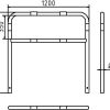 Rohrbügel aus Stahlrohr Ø 48 x 2,5 mm mit Querholm zum Einbetonieren - Art.Nr. 448_23B – Bild 4