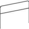 Rohrbügel aus Stahlrohr Ø 48 x 2,5 mm mit Querholm zum Einbetonieren - Art.Nr. 448_34
