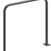 Rohrbügel aus Stahlrohr Ø 48 x 2,5 mm ohne Querholm für Dübelbefestigung - Art.Nr. 448_52