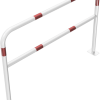 Rohrbügel aus Stahlrohr Ø 48 x 2,5 mm mit Querholm für Dübelbefestigung - Art.Nr. 448_63B
