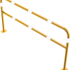 Rohrbügel aus Stahlrohr Ø 48 x 2,5 mm mit Querholm für Dübelbefestigung - Art.Nr. 448_64BG – Bild 3