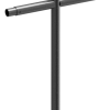 Schutzgeländer Stahlrohr Ø 48 mm Standpfostenzum Einbetonieren Mittelpfosten feuerverzinkt - Art.Nr. 448_81
