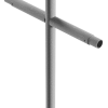 Schutzgeländer Stahlrohr Ø 48 mm Standpfostenzum Einbetonieren Mittelpfosten feuerverzinkt - Art.Nr. 448_81 – Bild 3