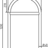Edelstahlbügel Ø 48 mm zum Einbetonieren - Art.Nr. 449_66 – Bild 4