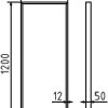 Ahnlehnbügel aus Flachstahl 50 x 12 mm - Art.Nr. 450_045 – Bild 4