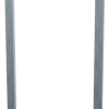 Anlehnbügel aus Flachstahl 80 x 12 mm ohne Querholm Gesamtbreite: 750 mm feuerverzinkt - Art.Nr. 452_075