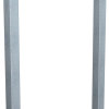 Anlehnbügel aus Stahlrohr Rechteckrohr 60 x 60 mm ohne Querholm Gesamtbreite: 750 mm feuerverzinkt - Art.Nr. 454_075
