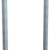 Anlehnbügel aus Stahlrohr 60 x 40 mm ohne Querholm Gesamtbreite: 750 mm feuerverzinkt - Art.Nr. 456_075