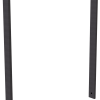 Ahnlehnbügel aus Stahlrohr 80 x 20 mm - Art.Nr. 458_100B
