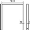 Ahnlehnbügel aus Stahlrohr 80 x 20 mm - Art.Nr. 458_100 – Bild 4