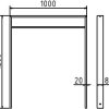 Ahnlehnbügel aus Stahlrohr 80 x 20 mm - Art.Nr. 459_110 – Bild 4