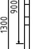 Absperrpfosten Stahlrohr Ø 60 x 2,5 mm gelb / schwarz - Art.Nr. 460BG – Bild 4