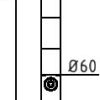 Absperrpfosten Stahlrohr Ø 60 x 2,5 mm herausnehmbar mit Dreikantverschluss - Art.Nr. 460FB – Bild 4