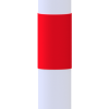 Absperrpfosten Stahlrohr Ø 60 x 2,5 mm umlegbar mit Dreikantverschluss - Art.Nr. 460FUB – Bild 3
