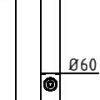 Absperrpfosten Stahlrohr Ø 60 x 2,5 mm herausnehmbar mit Dreikantverschluss - Art.Nr. 460F – Bild 4