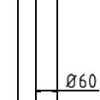 Absperrpfosten Stahlrohr Ø 60 x 2,5 mm herausnehmbar ohne Verschluss - Art.Nr. 460H – Bild 4
