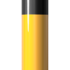Absperrpfosten Stahlrohr Ø 60 x 2,5 mm gelb / schwarz - Art.Nr. 460PBG – Bild 2