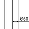 Absperrpfosten Stahlrohr Ø 60 x 2,5 mm umlegbar mit Profilzylinderschloss - Art.Nr. 460UZH – Bild 4