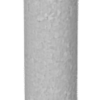Absperrpfosten Stahlrohr Ø 60 x 2,5 mm herausnehmbar für Vorhangschloss feuerverzinkt mit 2 Ösen - Art.Nr. 460V/2