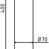 Bodenhülse für Ø 60 / Ø 76 mm Pfosten - Art.Nr. 460_40 – Bild 4