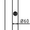 Absperr-Stilpfosten Serie 464B Ø 60 mm - Art.Nr. 464FUHB – Bild 4