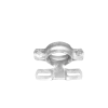 Rohrschelle für Schilderpfosten Ø 60 mm Lochabstand: 500 mm - Art.Nr. 464_50