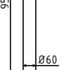 Absperr-Stilpfosten Serie 465B Ø 60 mm - Art.Nr. 465PB – Bild 4