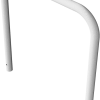 Rohrbügel aus Stahlrohr Ø 60 x 2,5 mm ohne Querholm zum Einbetonieren - Art.Nr. 465_06 – Bild 3