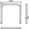 Rohrbügel aus Stahlrohr Ø 60 x 2,5 mm ohne Querholm zum Einbetonieren - Art.Nr. 465_06 – Bild 4