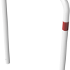 Rohrbügel aus Stahlrohr Ø 60 x 2,5 mm ohne Querholm zum Einbetonieren - Art.Nr. 465_10B – Bild 3