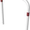 Rohrbügel aus Stahlrohr Ø 60 x 2,5 mm ohne Querholm zum Einbetonieren - Art.Nr. 465_12B – Bild 3