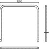 Rohrbügel aus Stahlrohr Ø 60 x 2,5 mm ohne Querholm zum Einbetonieren - Art.Nr. 465_15 – Bild 4