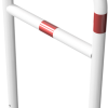 Rohrbügel aus Stahlrohr Ø 60 x 2,5 mm mit Querholm zum Einbetonieren - Art.Nr. 465_21B – Bild 3