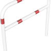 Rohrbügel aus Stahlrohr Ø 60 x 2,5 mm mit Querholm zum Einbetonieren - Art.Nr. 465_23B