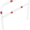 Rohrbügel aus Stahlrohr Ø 60 x 2,5 mm mit Querholm zum Einbetonieren - Art.Nr. 465_33B