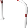 Rohrbügel aus Stahlrohr Ø 60 x 2,5 mm ohne Querholm für Dübelbefestigung - Art.Nr. 465_52B – Bild 3