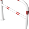 Rundbügel aus Stahlrohr Ø 60 x 2,5 mm mit Querholm für Dübelbefestigung - Art.Nr. 465_62B – Bild 3
