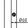 Absperr-Stilpfosten Serie 466B Ø 60 mm - Art.Nr. 466FUHB – Bild 4