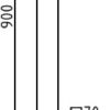 Absperrpfosten 70 x 70 mm ortsfest für Dübelbefestigung - Art.Nr. 470P/2 – Bild 3