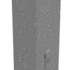 Absperrpfosten 70 x 70 mm umlegbar mit Profilzylinderschloss 500 mm Überflur - Art.Nr. 4715UZ